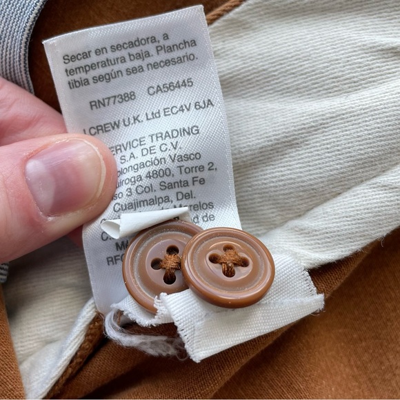 J. Crew Men’s Stretch Chino Pants Tan Caramel - 34x32 - Picture 7 of 10